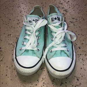 Seafoam green Allstate Converse